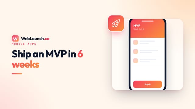 How to Ship a Mobile App MVP in 6 Weeks (Without Cutting Corners)